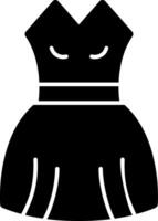 icône de glyphe de robe vecteur