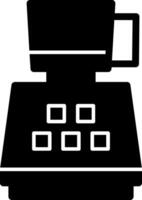 icône de glyphe de mélangeur vecteur
