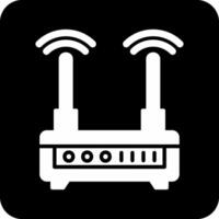 icône de vecteur de routeur wifi