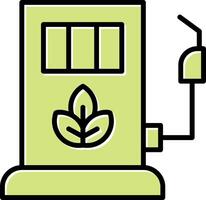 icône de vecteur de station-service