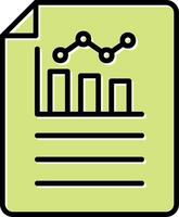 icône de vecteur de graphique à barres