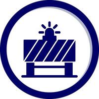 icône de vecteur de barrière routière