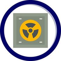 icône de vecteur radioactif