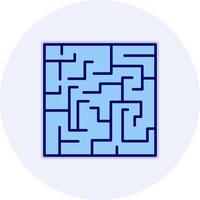 icône de vecteur de labyrinthe