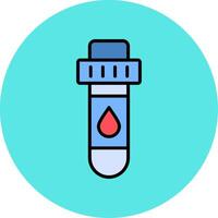 icône de vecteur de test sanguin