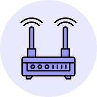 icône de vecteur de routeur wifi