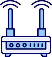 icône de vecteur de routeur wifi