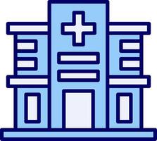 icône de vecteur d'hôpital