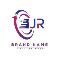 jr lettre logo conception. vecteur logo conception pour entreprise.