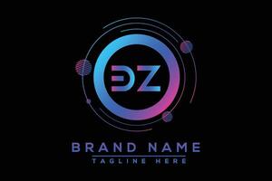 bz lettre logo conception. vecteur logo conception pour entreprise.