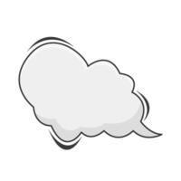 nuage bande dessinée livre bulle illustration vecteur
