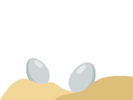 Pâques des œufs Cadre Contexte illustration vecteur