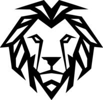 lion, noir et blanc vecteur illustration