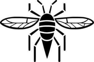 moustique - minimaliste et plat logo - vecteur illustration