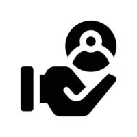 soutien icône. vecteur glyphe icône pour votre site Internet, mobile, présentation, et logo conception.