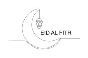 eid Al fitr vacances dans Islam vecteur