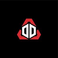 od initiale logo esport équipe concept des idées vecteur