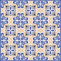 sol tuile Oriental Espagne collection sans couture textures le Portugal géométrique céramique vecteur arabesque