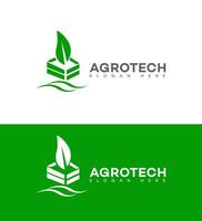 agro technologie logo icône marque identité signe symbole vecteur