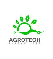 agro technologie logo icône marque identité signe symbole vecteur