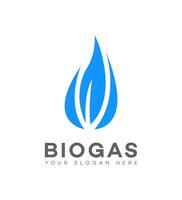 biogaz logo icône marque identité signe symbole vecteur