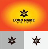 étoile logo vecteur art icône graphique pour affaires marque icône étoile logo modèle