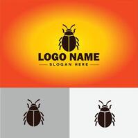 punaise de lit logo vecteur art icône graphique pour affaires marque icône punaise de lit logo modèle