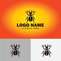 charançon insecte ravageur logo vecteur art icône graphique pour affaires marque icône charançon logo modèle