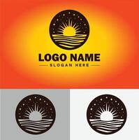 globe icône logo Terre planète vecteur art graphique pour affaires marque icône globe logo modèle