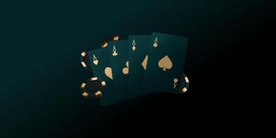 casino Contexte vecteur illustration pour jeux d'argent affiche bannière élégant conception