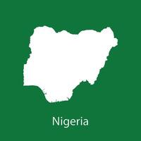 Nigeria carte icône vecteur