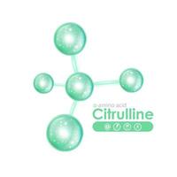 citrulline santé se soucier et médical concept conception. vecteur