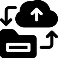 cette icône ou logo nuage algorithme icône ou autre où le résultat de technologique sophistication dans stockage information et autres ou conception application Logiciel vecteur