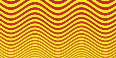 abstrait rayures rouge Jaune optique art vague ligne Contexte. vecteur illustration