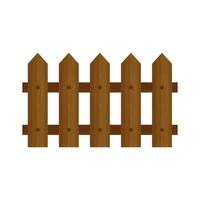 maison clôture vecteur. maison clôture icône conception illustration. en bois maison clôture similaire conception. clôture icône Facile signe. clôture maison dessin animé conception conceptuel. vecteur