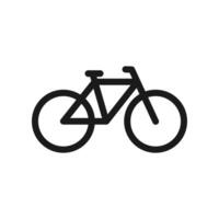 vélo icône sur blanc Contexte. vélo Facile signe. vélo icône vecteur conception illustration. bicyclette icône signe
