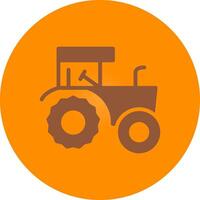 conception d'icône créative de tracteur vecteur