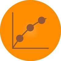 marqué dispersion avec tout droit lignes Créatif icône conception vecteur