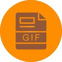 gif Créatif icône conception vecteur