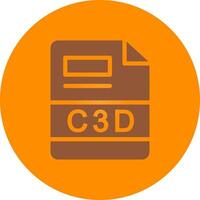 c3d Créatif icône conception vecteur