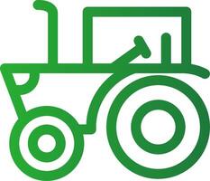 conception d'icône créative de tracteur vecteur