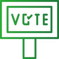 voter la conception d'icônes créatives vecteur