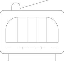 conception d'icône créative radio vecteur