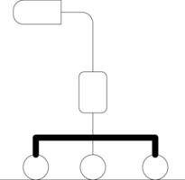 conception d'icône créative de canne vecteur