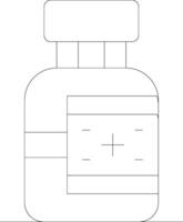 conception d'icônes créatives de médicaments vecteur