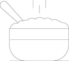 conception d'icône créative de bouillie vecteur