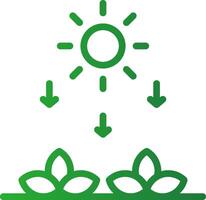 conception d'icône créative de photosynthèse vecteur