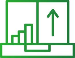 flux de clics une analyse Créatif icône conception vecteur