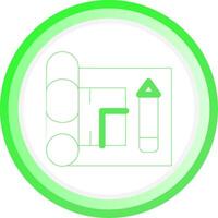 conception d'icône créative de plan d'étage vecteur