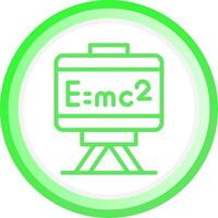 conception d'icône créative de relativité vecteur